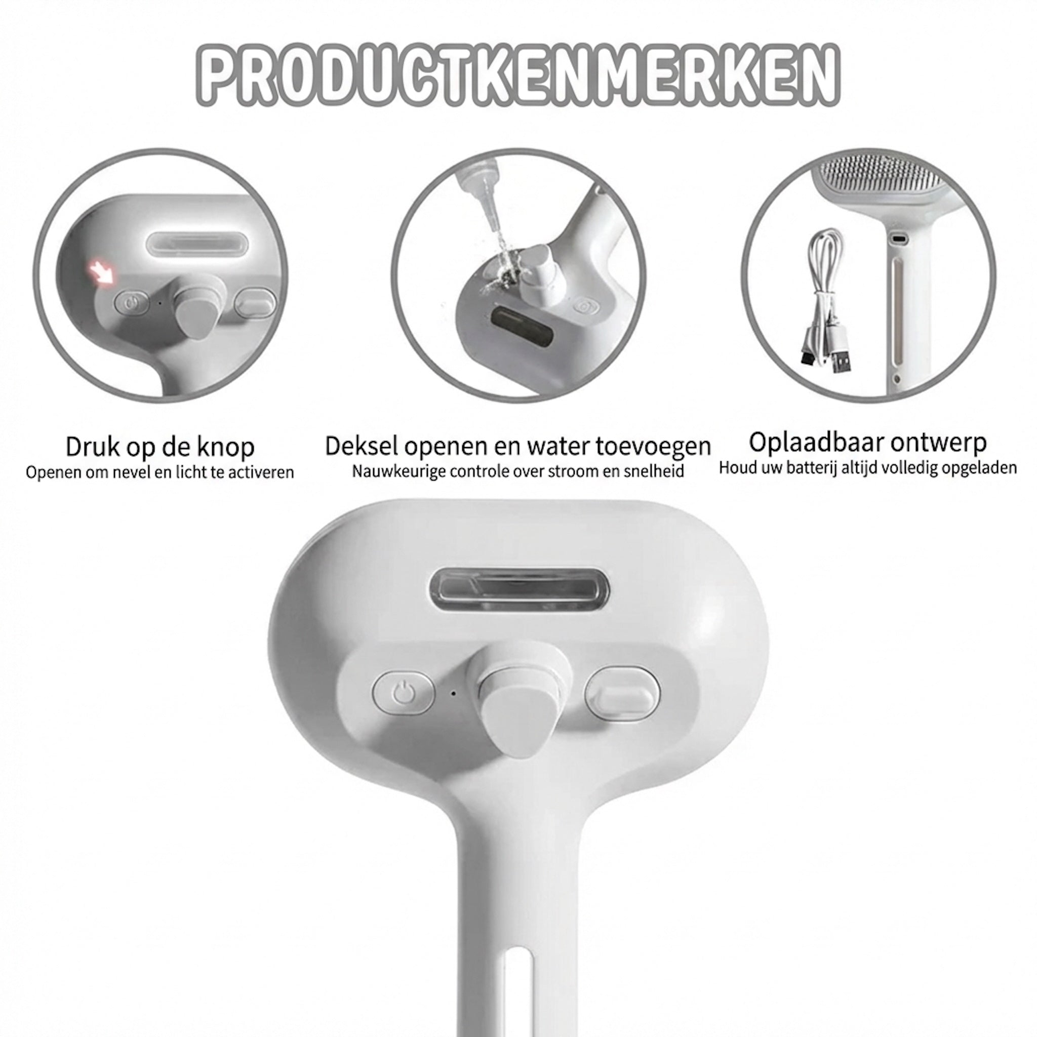 Coat Care 3-in-1 Steam Brush