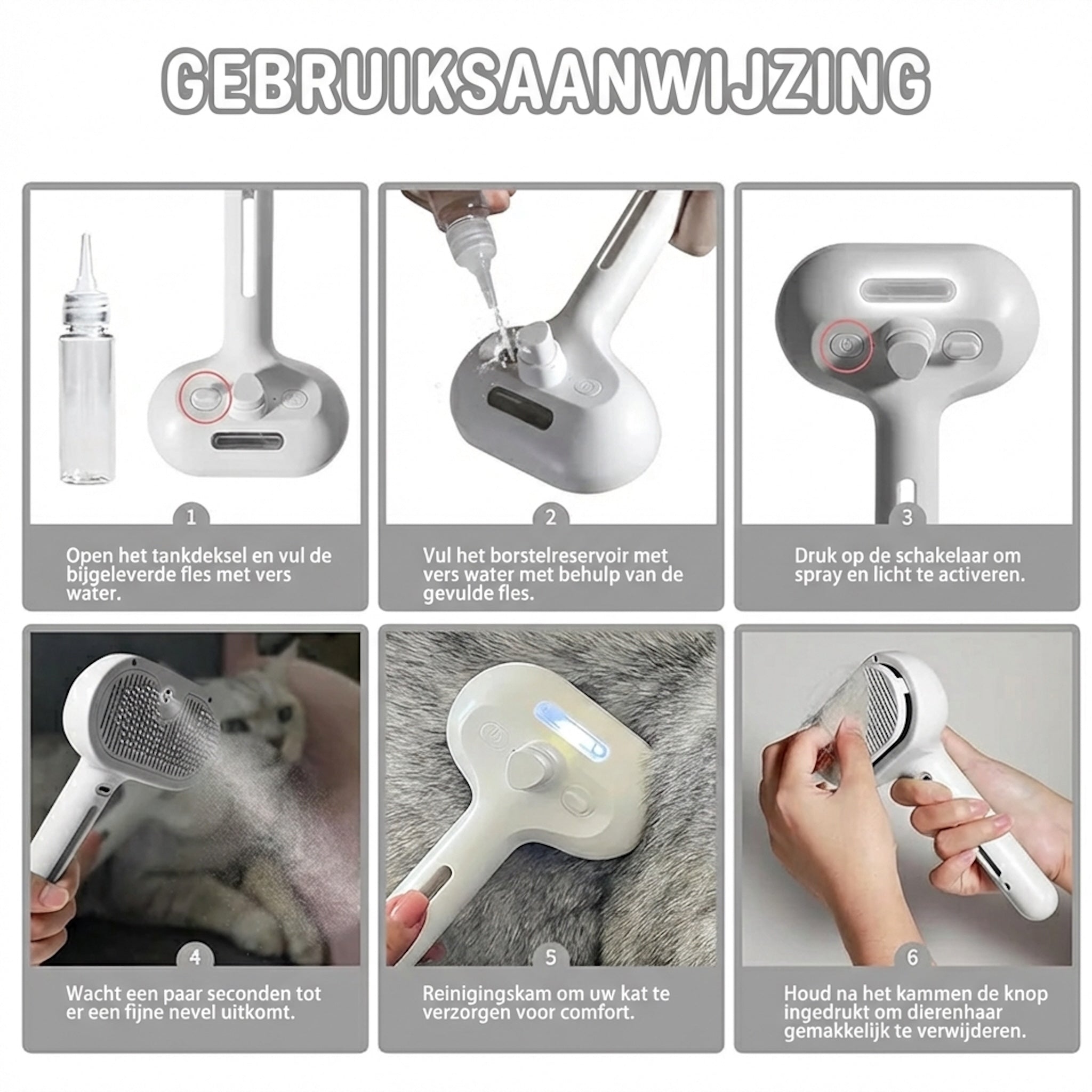 Coat Care 3-in-1 Steam Brush