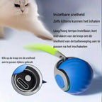 Smart Interactive Cat Ball - Automatic Rolling Toy with Feathers