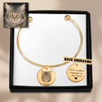 Custom Cat Portrait Bangle