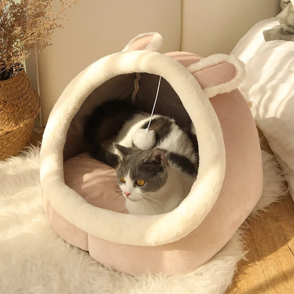 Cloud Soft Cat House - Semi-Closed Comfort Basket