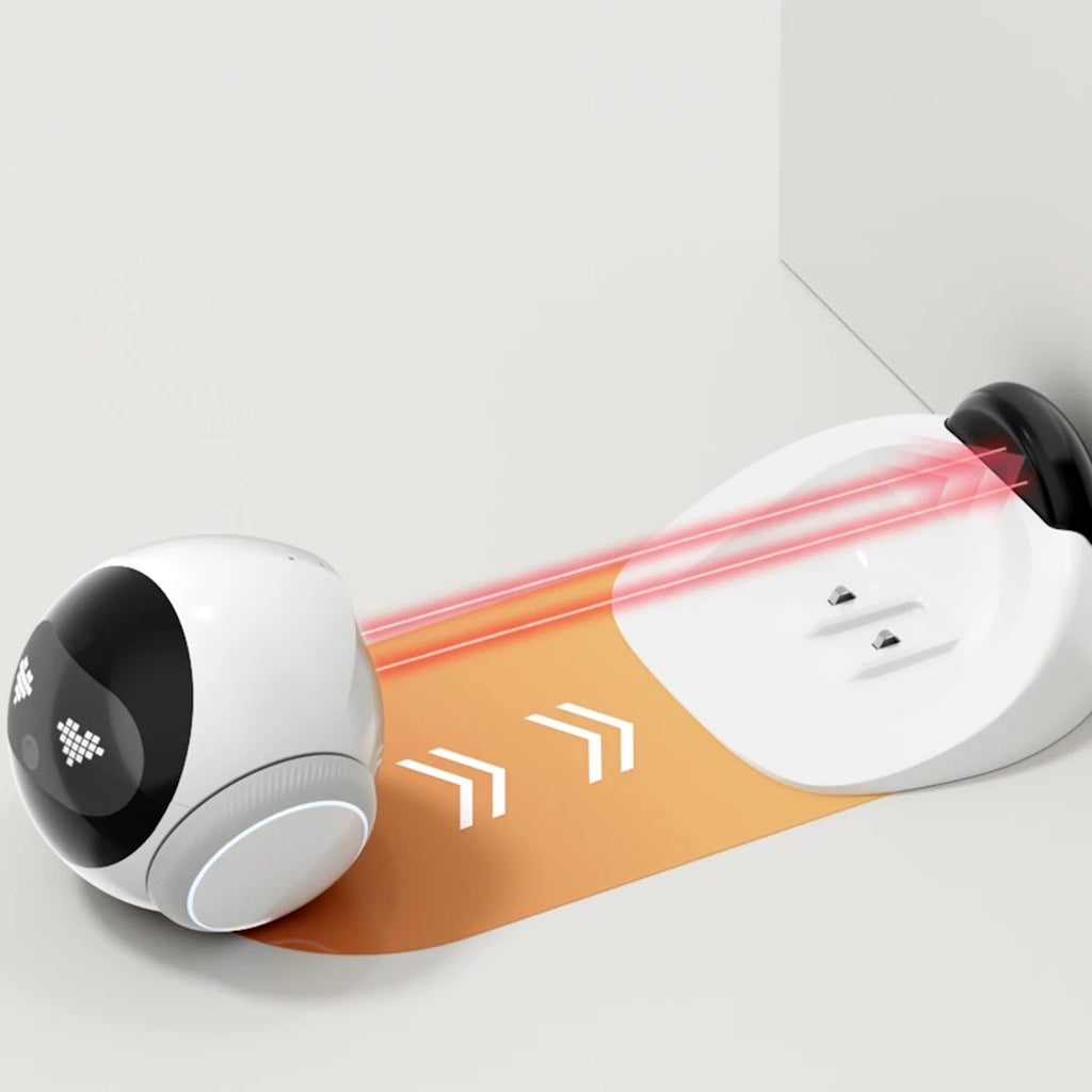 Aiook S1 Smart Pet Robot Camera - 2K HD with Laser &amp; AI Tracking