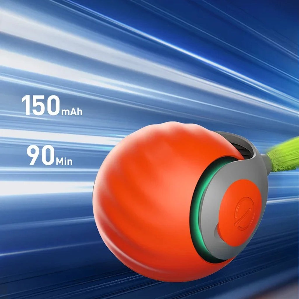 Smart Interactive Cat Ball - Automatic Rolling Toy with Feathers